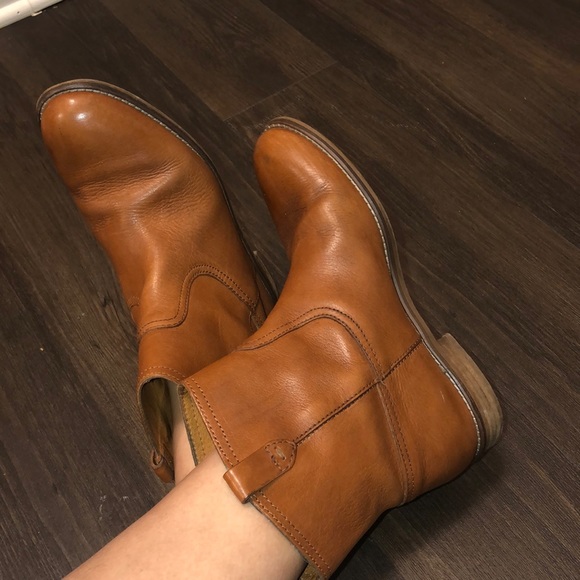 Madewell Boots Brown Leather Boot Short Ankle